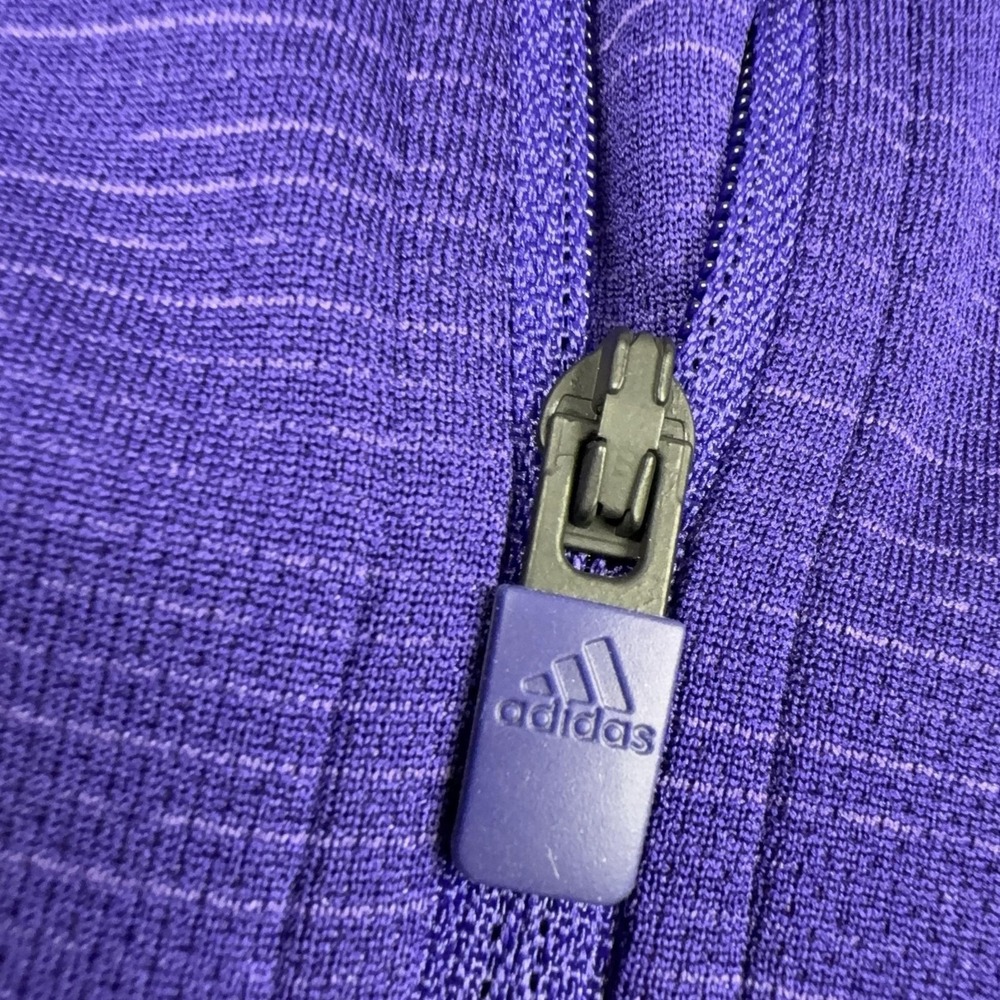 WCU Catamounts Adidas Quarter Zip Shirt Womens XL Purple Collegiate Pullover - Picture 6 of 16